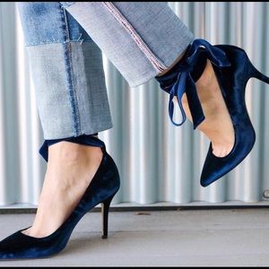 JCrew Ankle Wrap Heels